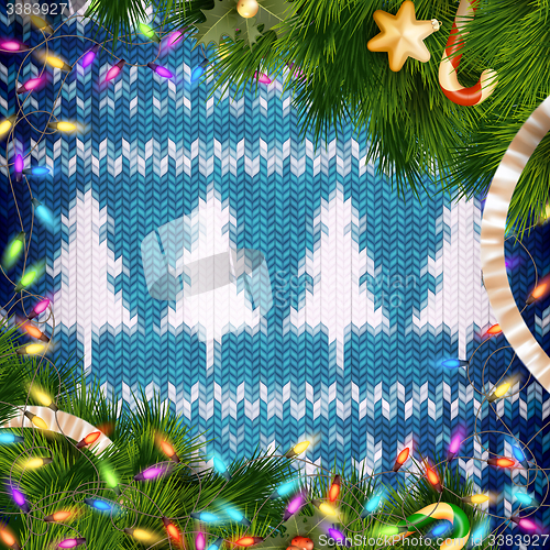 Image of New Year christmas decoration. EPS 10
