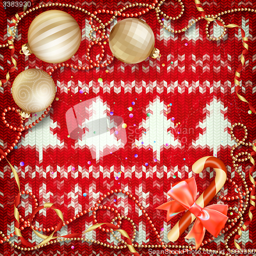 Image of New Year christmas decoration. EPS 10