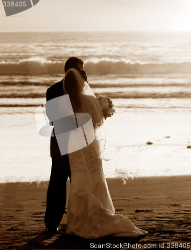 Image of Couple wedding on the beach