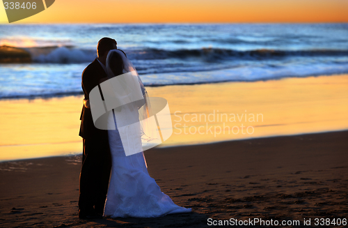 Image of Wedding at sunset