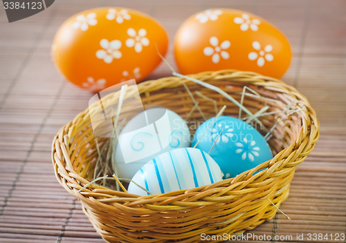 Image of easter eggs