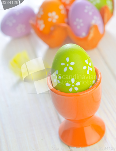 Image of easter eggs