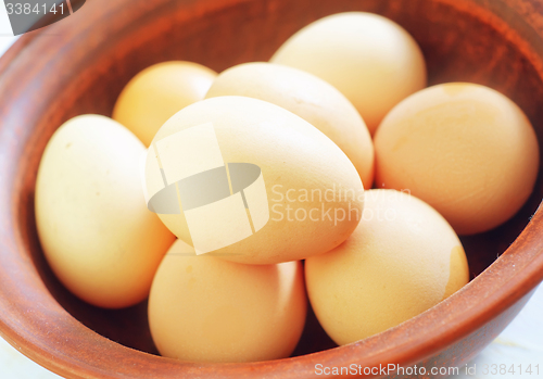 Image of raw eggs