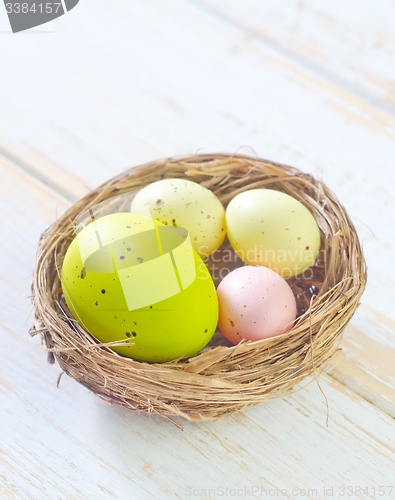 Image of color eggs