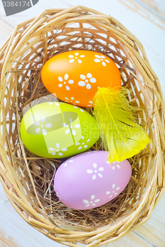 Image of easter eggs