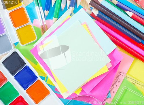 Image of school supplies