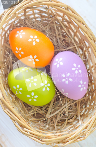 Image of easter eggs