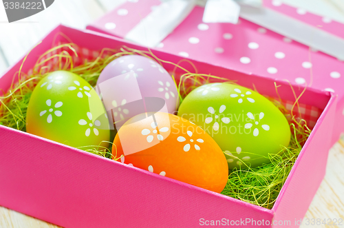 Image of easter eggs