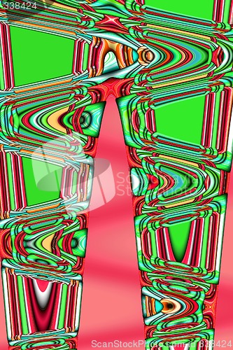 Image of Abstract 3d background