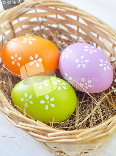 Image of easter eggs