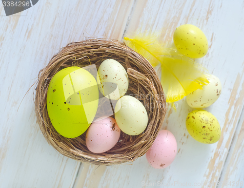 Image of color eggs