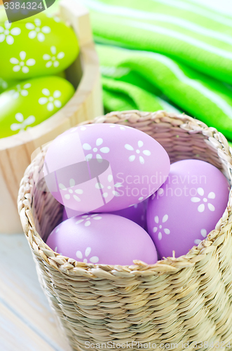 Image of easter eggs