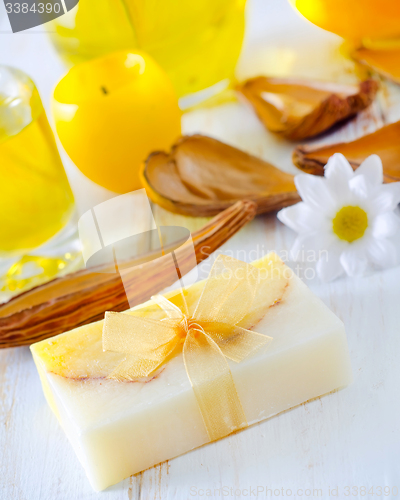 Image of soap and aroma oil