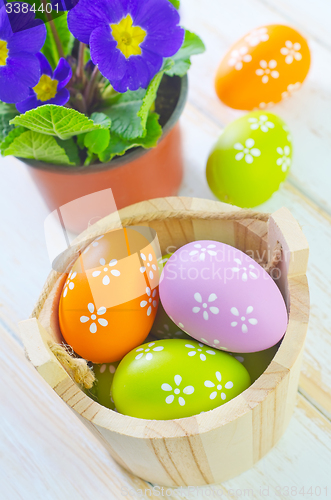 Image of easter eggs