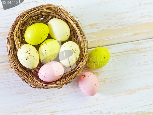 Image of color eggs