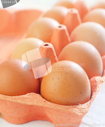 Image of raw eggs