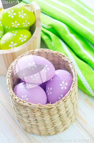 Image of easter eggs