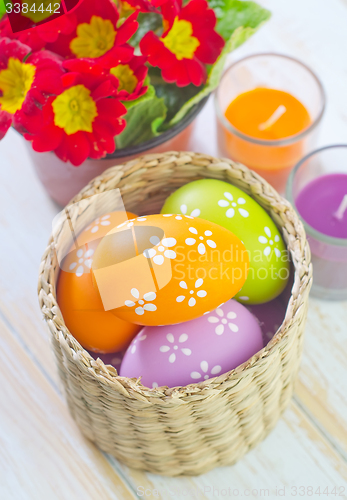 Image of easter eggs