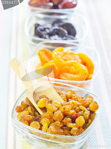 Image of dried apricots, raisins and dates