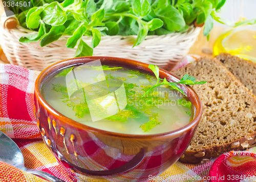 Image of fresh soup