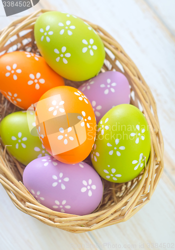 Image of easter eggs