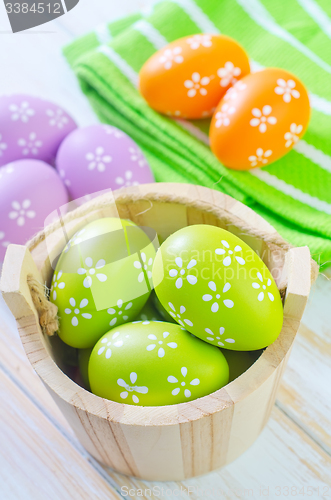 Image of easter eggs