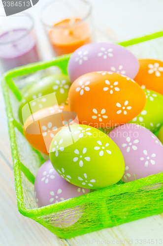 Image of easter eggs