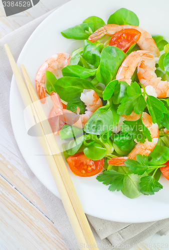 Image of salad with shrimps