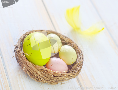 Image of color eggs