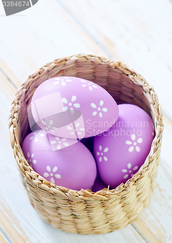 Image of easter eggs