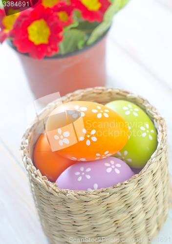 Image of easter eggs