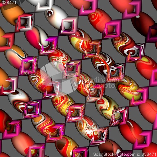 Image of Abstract 3d background