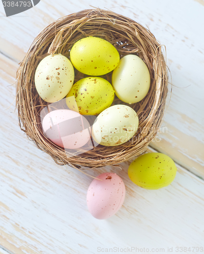 Image of color eggs