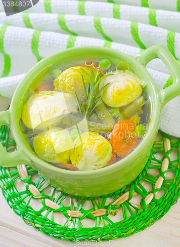 Image of soup with vegetable