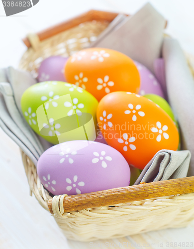 Image of easter eggs