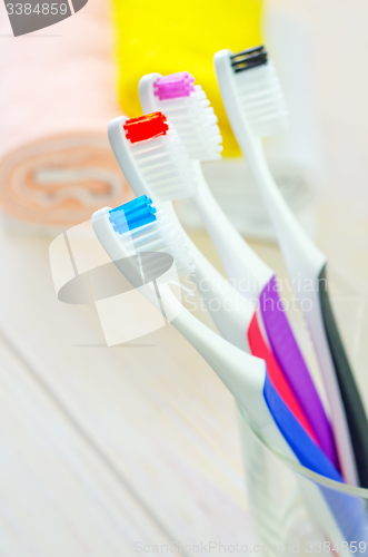 Image of  toothbrushes