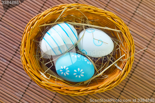 Image of easter eggs