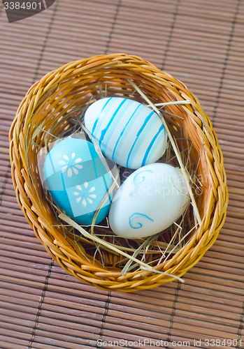 Image of easter eggs