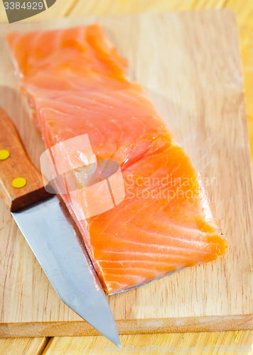 Image of raw salmon