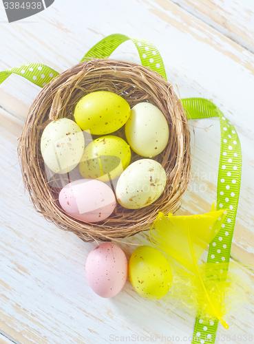 Image of color eggs