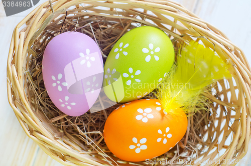 Image of easter eggs