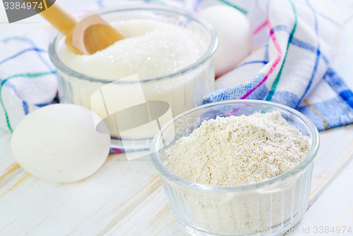Image of ingredients for dought