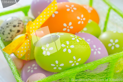 Image of easter eggs