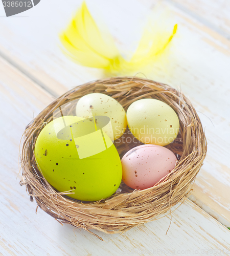 Image of color eggs
