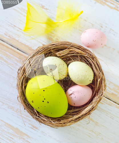 Image of color eggs