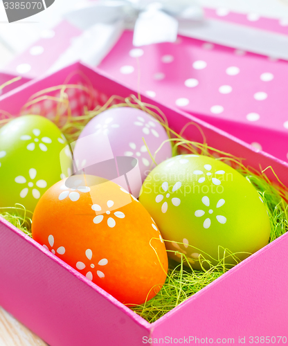 Image of easter eggs