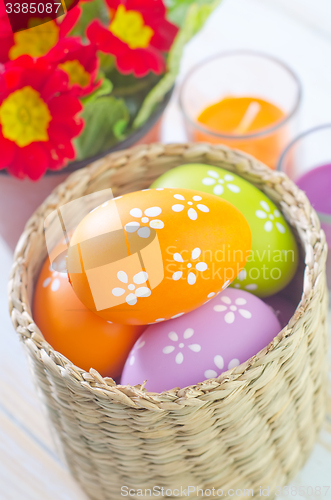 Image of easter eggs