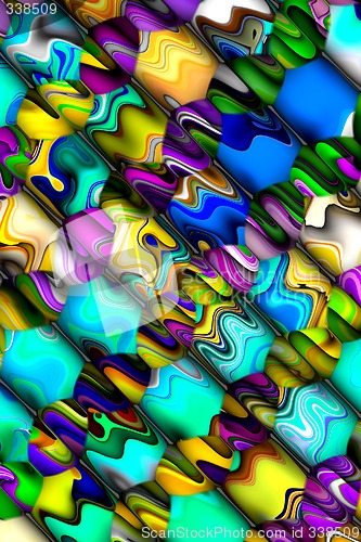 Image of Abstract 3d background