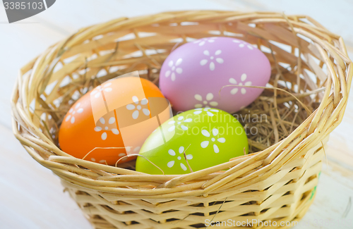 Image of easter eggs