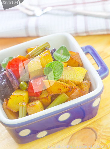 Image of baked vegetables